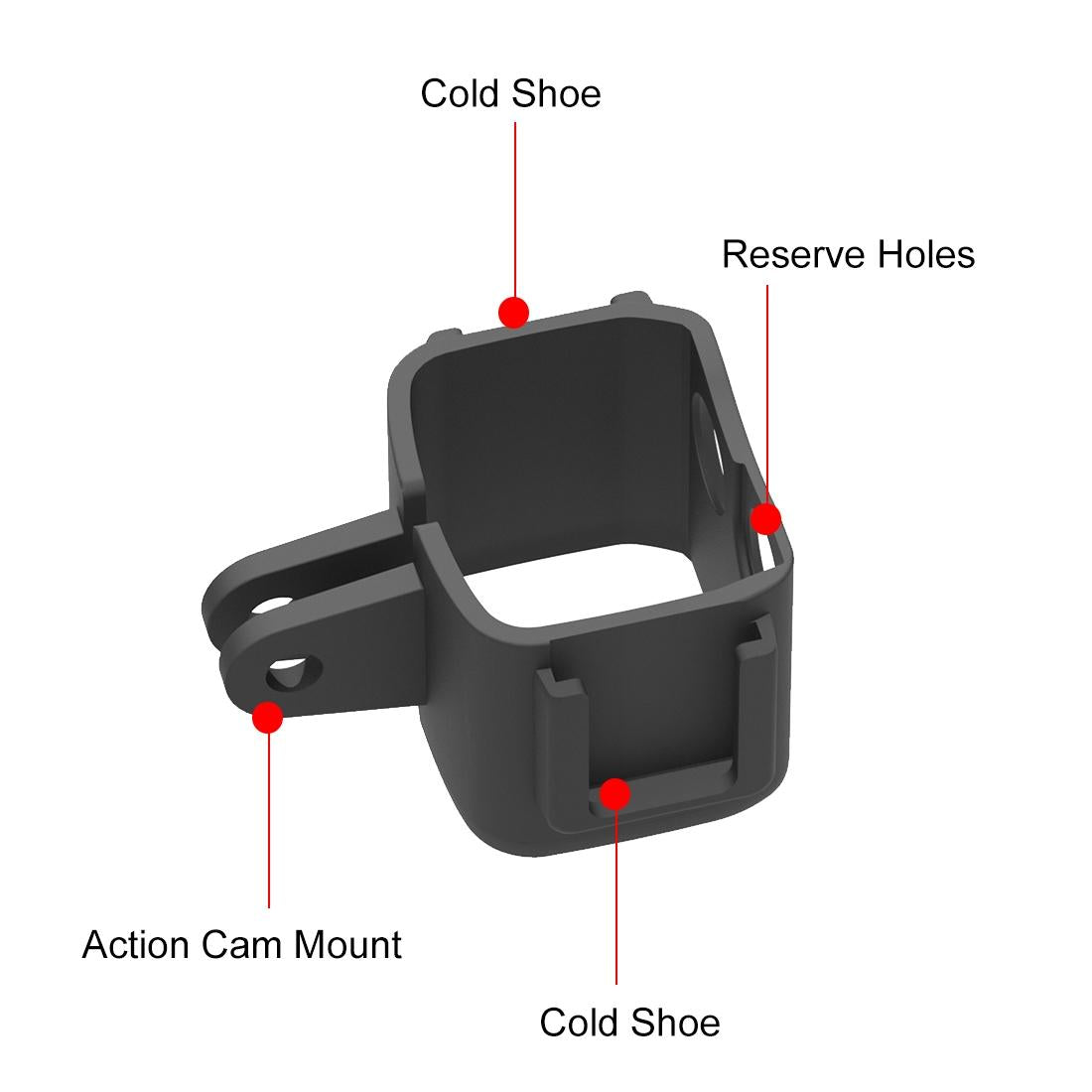 Expansion Bracket for Dji Pocket 3 - Compact Design
