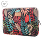 Colourful Leaves Sleeve Case for Macbook Samsung Sony Dell Alienware Chuwi Asus Hp Laptops - Black