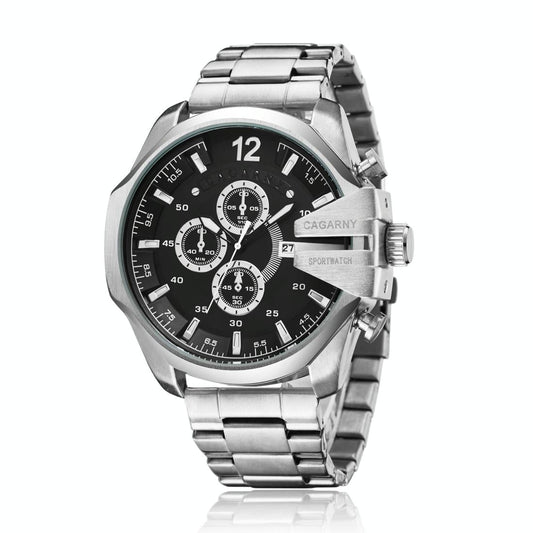 Stainless Steel Quartz Watch - Waterproof & Fashionable - Wa6838Sb