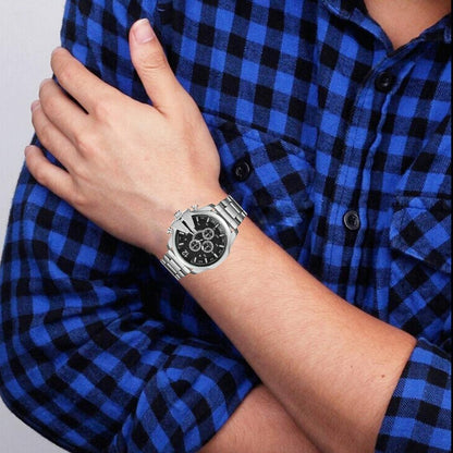 Stainless Steel Quartz Watch - Waterproof & Fashionable - Wa6838Sb