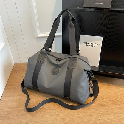 Travel-Ready Waterproof Sports Bag For Fitness - Grey