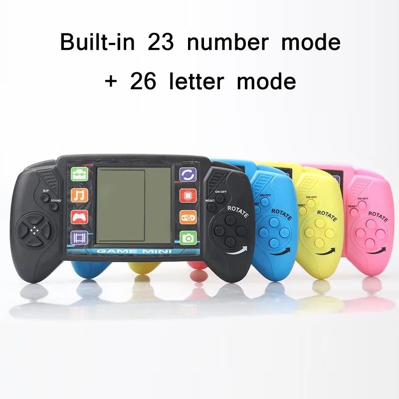 Kids Handheld Game Console With Large Screen - Electronic Toy - Black