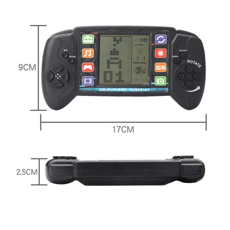 Kids Handheld Game Console With Large Screen - Electronic Toy - Black