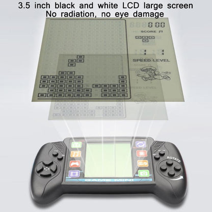 Kids Handheld Game Console With Large Screen - Electronic Toy - Black