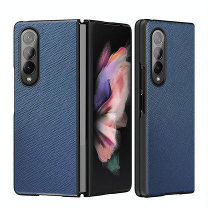 Foldable Cross Pattern Phone Case for Samsung Galaxy z Fold 4 / 5g - Foldable Design - Red