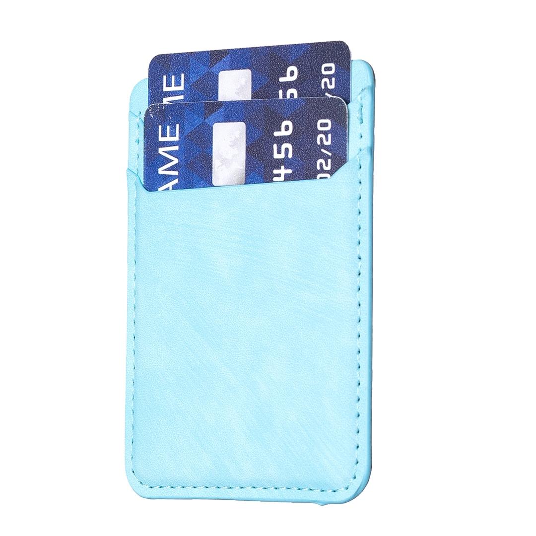 Frosted Card Bag Sticker For Mobile Phones - Black