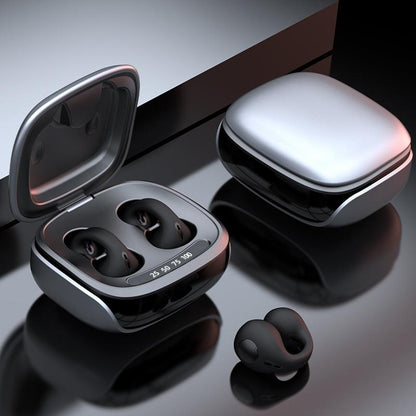 Wireless Bone Conduction Clip-on Bluetooth Headset - Noise Reduction - Skin Colour