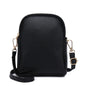 Iitchi Pattern Crossbody Bag For Ladies Fits Cell Phone - Black