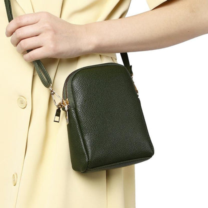 Iitchi Pattern Crossbody Bag For Ladies Fits Cell Phone - Black