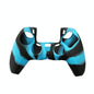 2-pack Non-slip Silicone Handle Covers for Ps5 Controllers - Black Blue