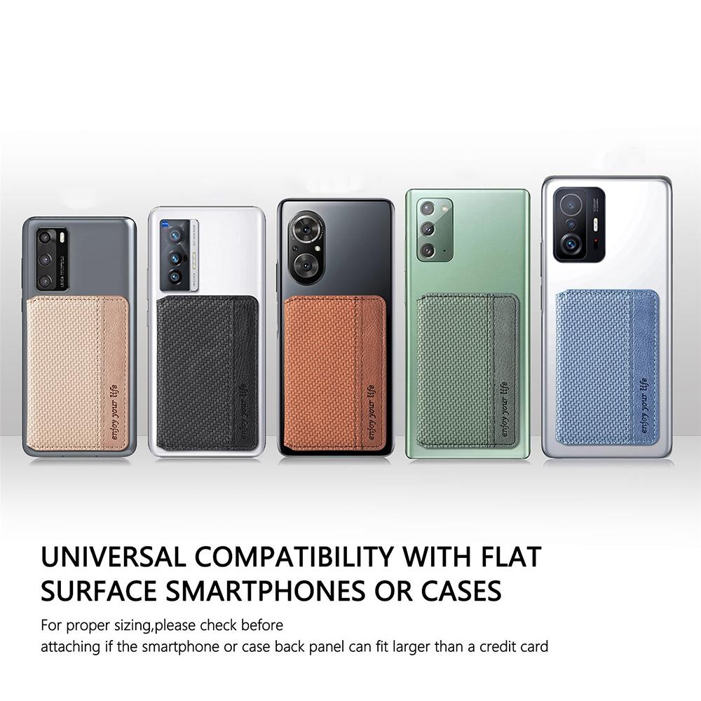 Universal Phone Card Holder With Bracket Multifunctional - Green