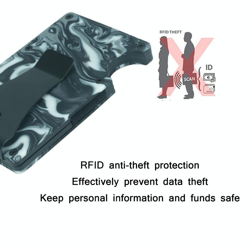 Rfid Blocking Card Holder - Ultra Thin - Black