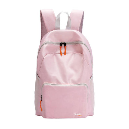Foldable Sports Backpack For Mountaineering - Pink