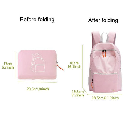 Foldable Sports Backpack For Mountaineering - Pink