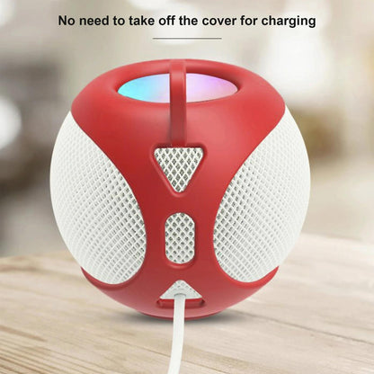 Soft Silicone Protective Cover for Apple Homepod Mini Speaker - Dark Green