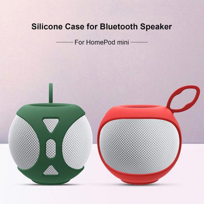 Soft Silicone Protective Cover for Apple Homepod Mini Speaker - Dark Green