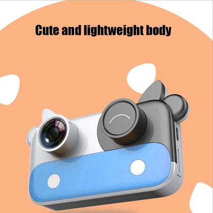 Mini Cartoon Digital Camera for Kids with Wifi - Brown
