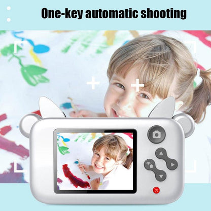 Mini Cartoon Digital Camera for Kids with Wifi - Brown