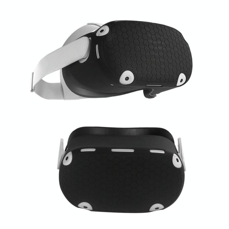 Complete Silicone Controller Cover Set for Meta Quest - 6 Pieces - Black