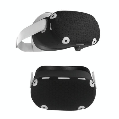Complete Silicone Controller Cover Set for Meta Quest - 6 Pieces - Black