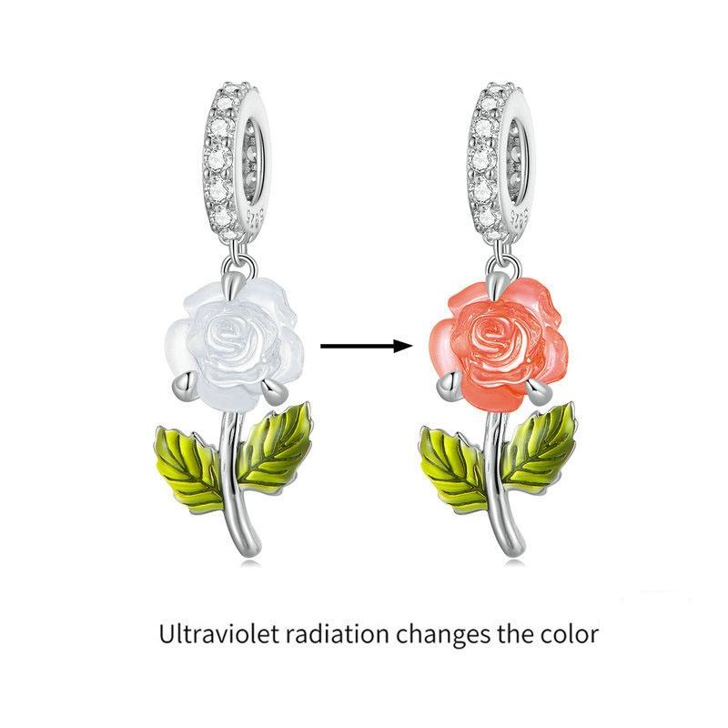 Color Changing Zircon Bead For Jewelry - Orange
