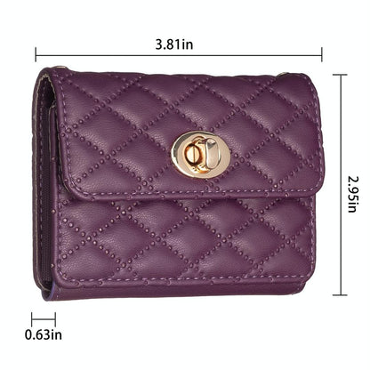 Horizontal Card Bag Mobile Phone Back Sticker With Metal Buckle - Black
