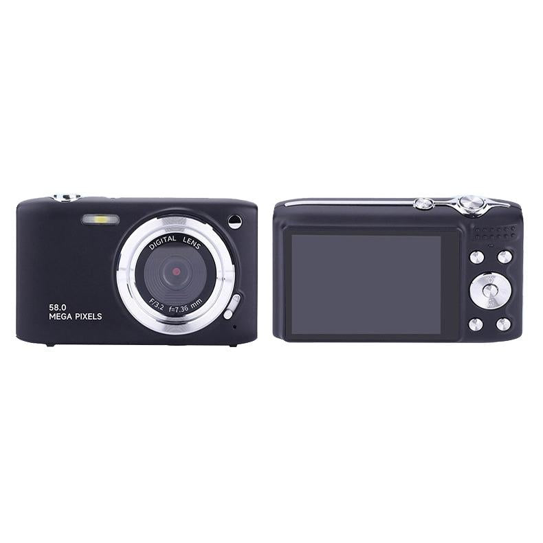 Portable 16X Zoom Hd Digital Camera With 2.88 Ips Screen - Black