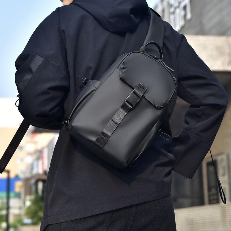 2023 Large Capacity Waterproof Crossbody Chest Bag For Cycling & Sports - Blue