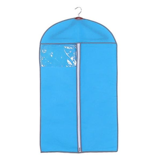 Blue Garment Suit Coat Dust Cover For Wardrobe Storage