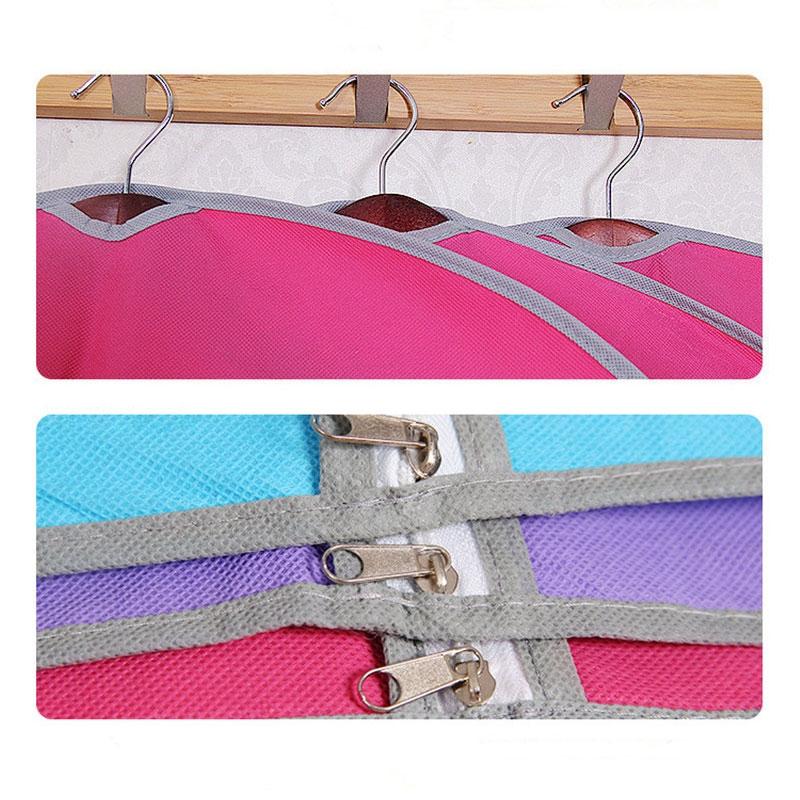Blue Garment Suit Coat Dust Cover For Wardrobe Storage
