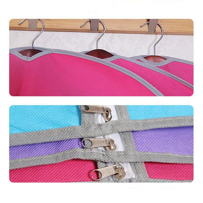 Blue Garment Suit Coat Dust Cover For Wardrobe Storage