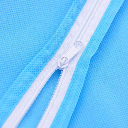 Blue Garment Suit Coat Dust Cover For Wardrobe Storage