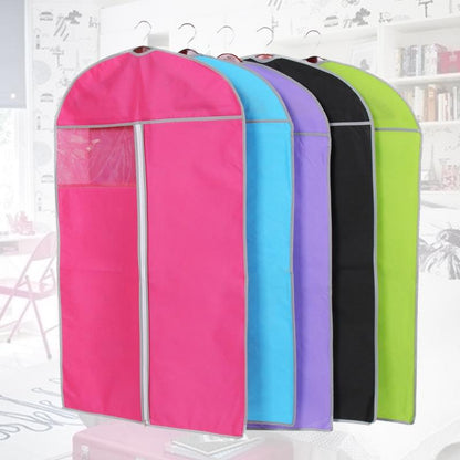 Blue Garment Suit Coat Dust Cover For Wardrobe Storage