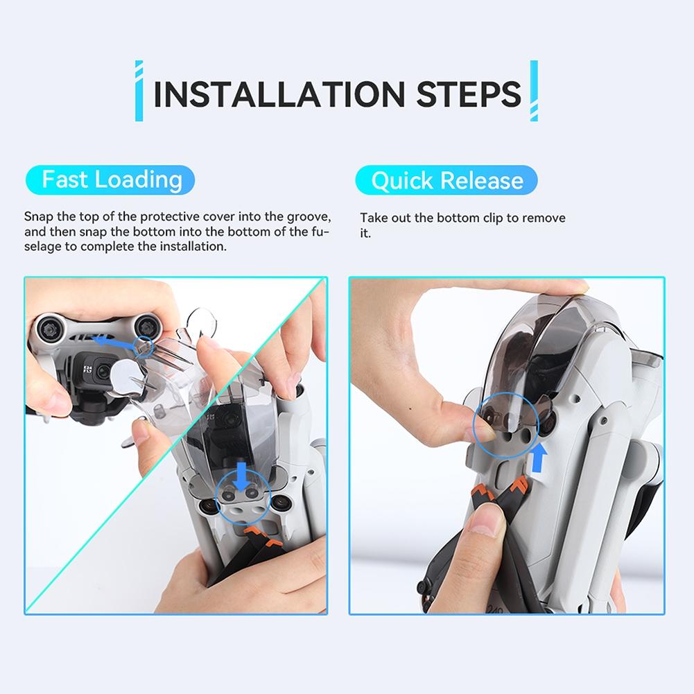 Mini 3 Pro Drone Lens Cap & Paddle Set - Lens Cap + Paddle Set