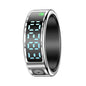 Smart Ring Gesture Control Health Monitoring Sports Modes - Silver