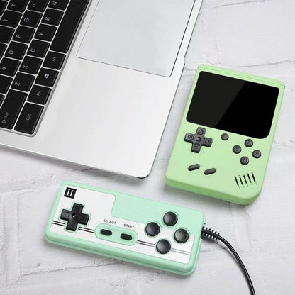 Macaron Mini Handheld Game Console With 800 Built-In Games 3.0 Inch - Pink