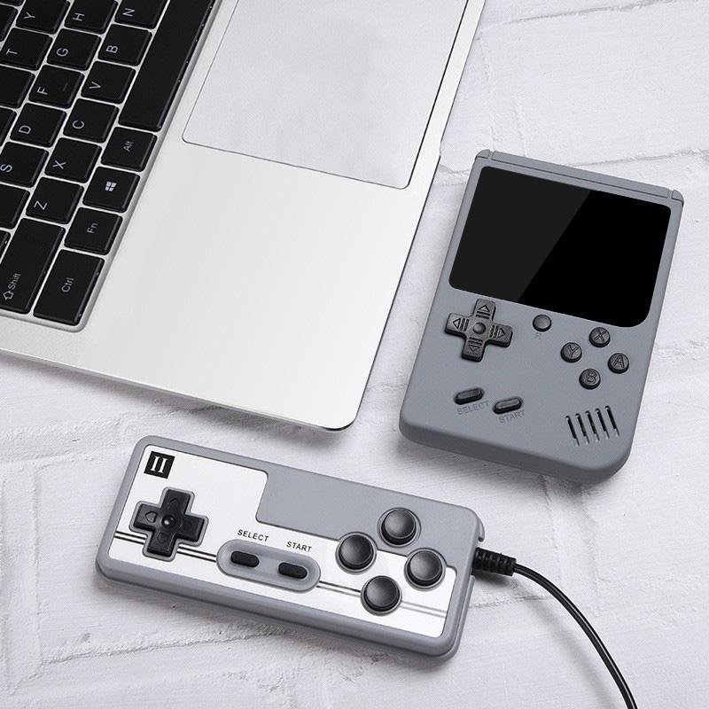 Macaron Mini Handheld Game Console With 800 Built-In Games 3.0 Inch - Pink