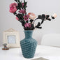 Versatile Plastic Vase For Fresh And Dried Floral Arrangements - Blue