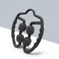 Muscle Massage Roller Foam Shaft For Yoga & Fitness - Water-Drop Type Classic Black