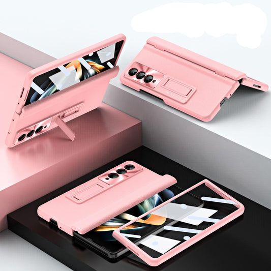 Foldable Full Body Case for Samsung Galaxy z Fold 4 / 5g - 360 Degree Folding - Pink
