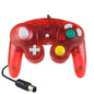 5 Piece Wired Game Controller for Nintendo Ngc - Transparent Red