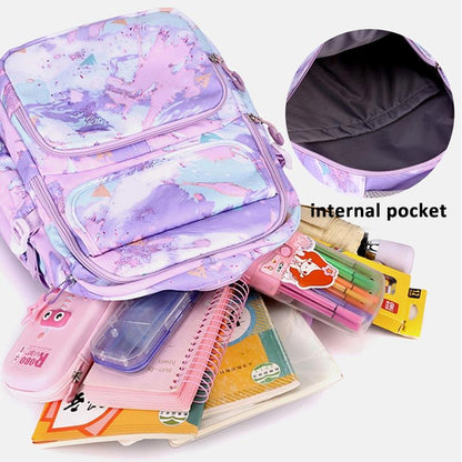 Backpack Set With Lunch Bag & Pencil Case For Kids - Black