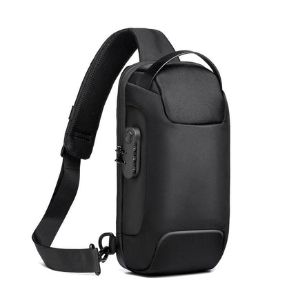 Men's Anti Theft Oxford Chest Bag - Blue