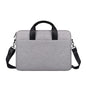 13.3 Inch Portable Laptop Bag with Single-shoulder Strap - Gray With Shoulder Strap