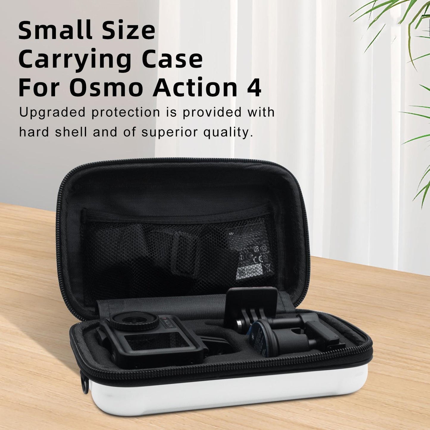 Small Organizer Bag for Sports Camera Accessories - Pearl White