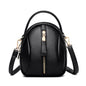 Multi Compartment Shoulder Bag For Women - Black
