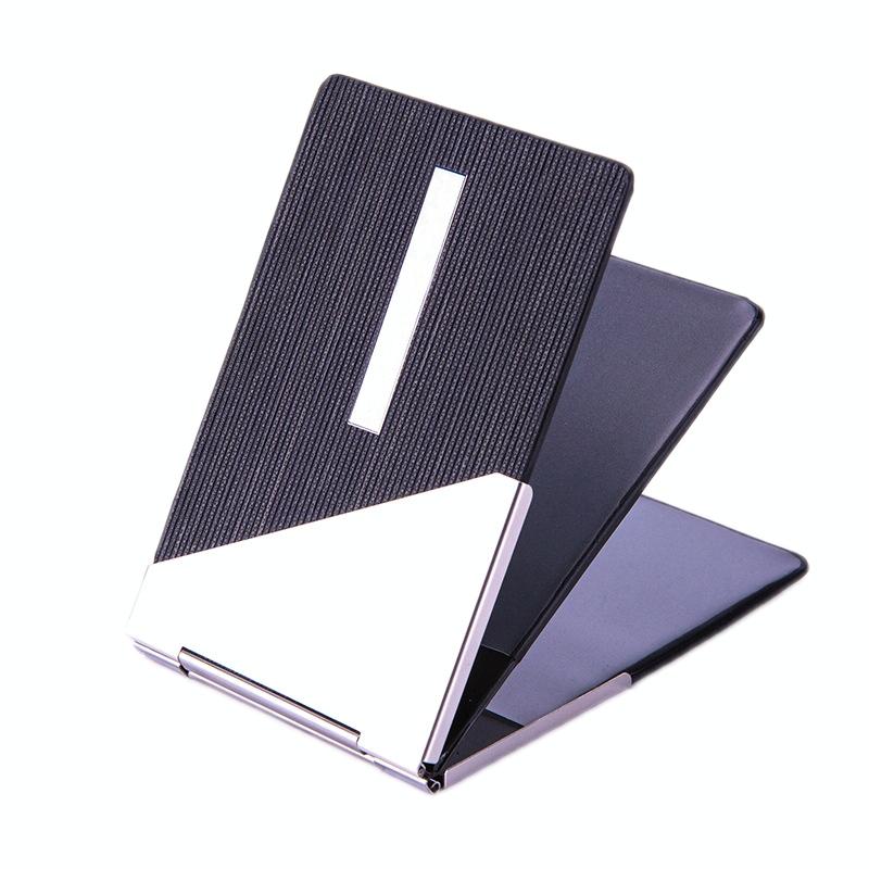 Metal Driver License Holder Fits Most Vehicles - Stripe Blue