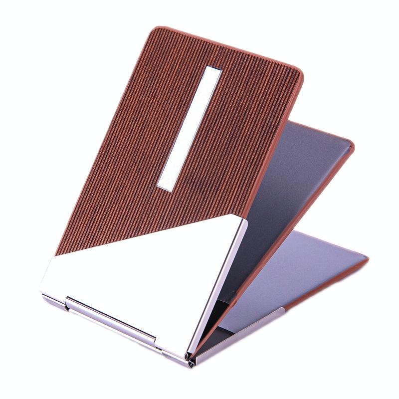 Metal Driver License Holder Fits Most Vehicles - Stripe Blue