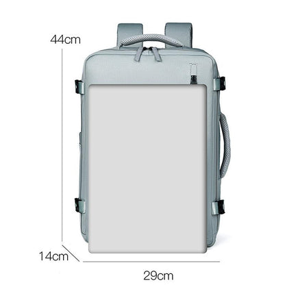 Spacious Travel Backpack For Laptops - Light Blue