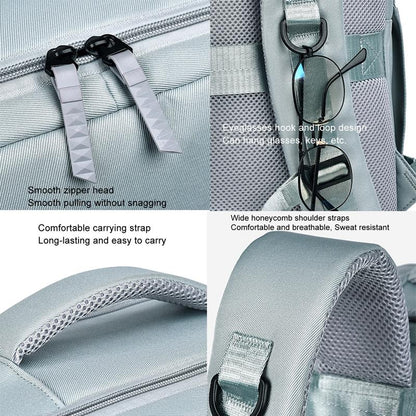 Spacious Travel Backpack For Laptops - Light Blue